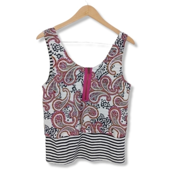 Anthropologie Meadow Rue Mix Media Tank Top Size Medium - Picture 7 of 9